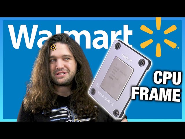 Walmart's $8 CPU Frame vs. $800 i9-12900KS | Cheukchi Frame Review