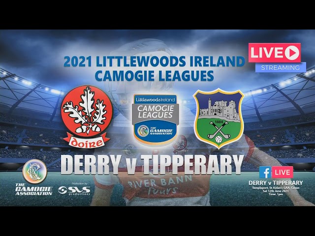 Derry v Tipperary Live - Littlewoods Ireland Camogie League Play Off - Derry Camogie