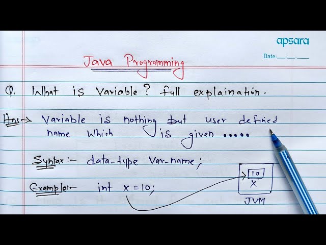 Variables in Java (Hindi) | What is variable? full Explanation with types