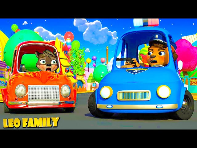 Catch the Thief If You Can, Police ! Leo Family Fun Playtime 🦁 Leo Family🎤🎶Kids Cartoon