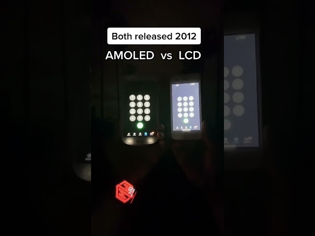 AMOLED vs LCD which display looks better?                     #amoled #lcd #display #screens #phones