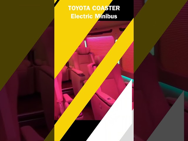 Toyota Coaster EV Minibus TM101 #shorts