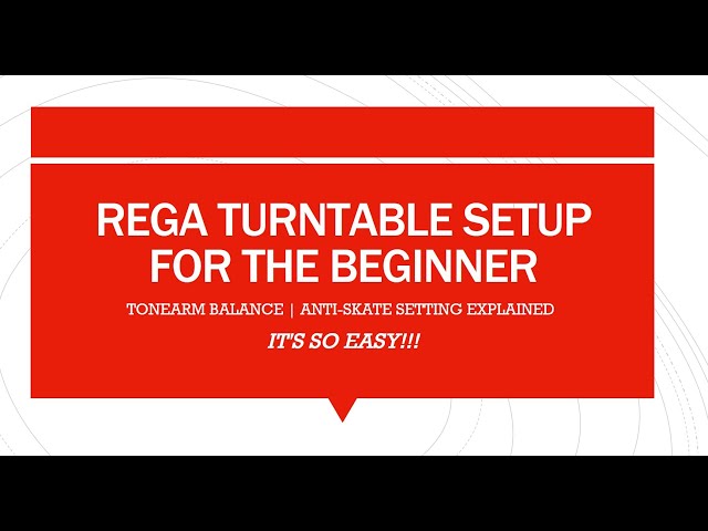 The new Rega Planar 3 tonearm setup (RB330) - so EASY
