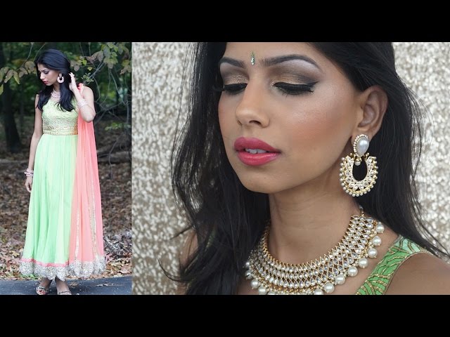 My Sangeet Makeup & Outfit! | Collab with Makeup by Raji