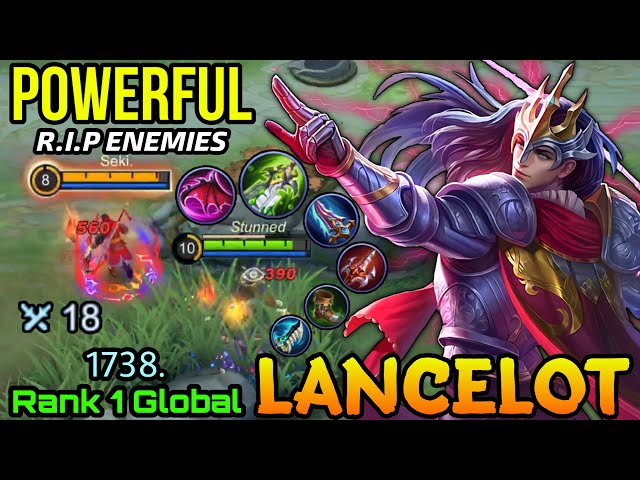 Powerful Skill Combo Lancelot Floral Knight - Top 1 Global Lancelot by 1738. - MLBB