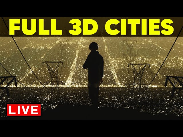 Create a Sprawling 3D CITY without Blowing up your Computer!!
