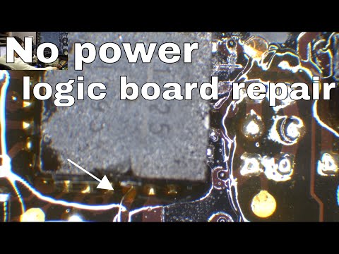 Macbook Pro logic board repair; not turning on, step by step fix.