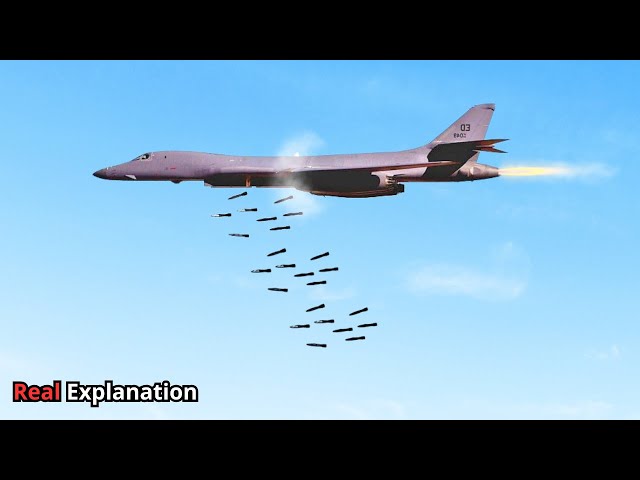 Emergency Situation!! U.S. Air Force B-1 Lancer Bomber Pilot Drops Bomb on Target