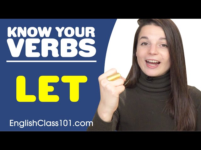 LET - Basic Verbs - Learn English Grammar