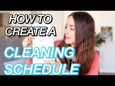 CLEANING SCHEDULE / ROUTINES