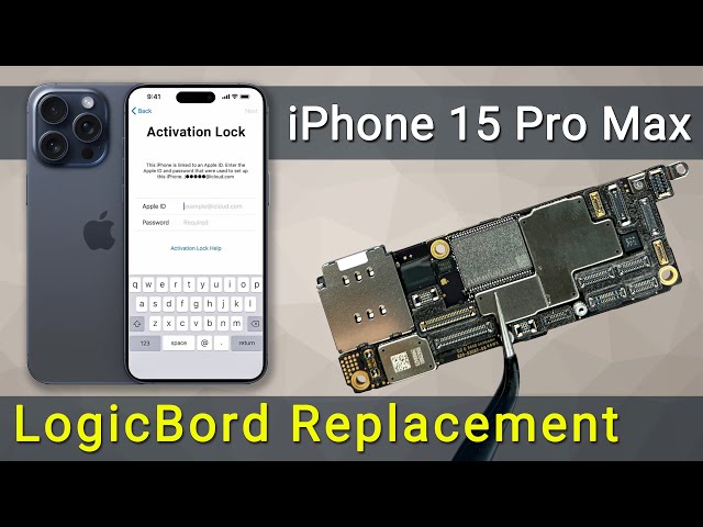 iPhone 15 Pro Max Logic Board Replacement | How to remove Activation Lock