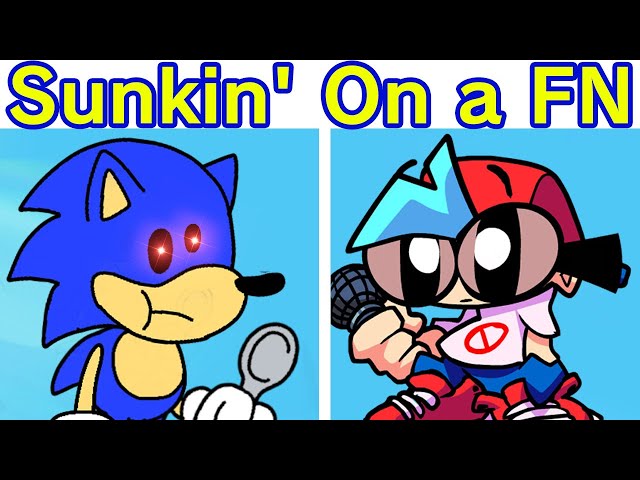 Friday Night Funkin' VS Sunkin On a Friday Night / Sonic (FNF Mod/Hard/Escenas)