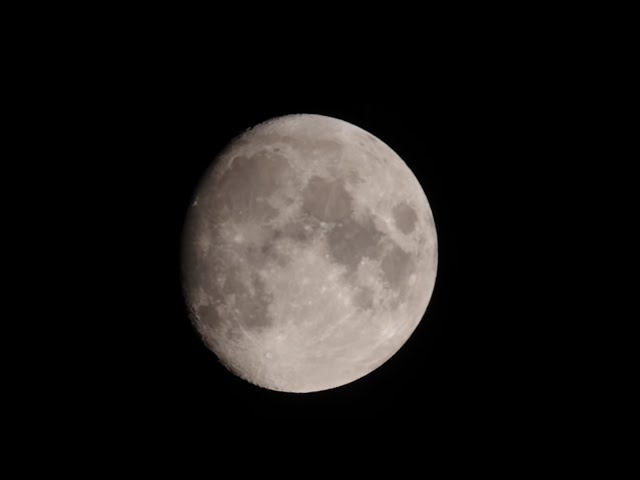 From My Telescope - The Moon / 8 inch refractor telescope