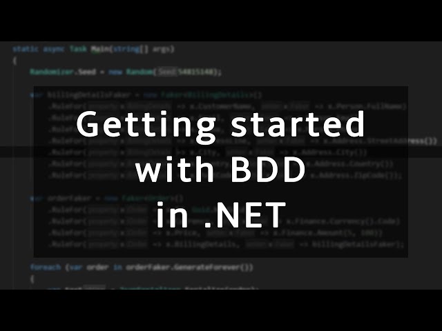 Getting started with Behavior Driven Development (BDD) in .NET using SpecFlow