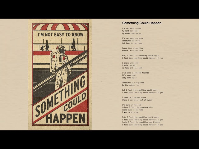 Tom Petty - Something Could Happen (Official Lyric Video)