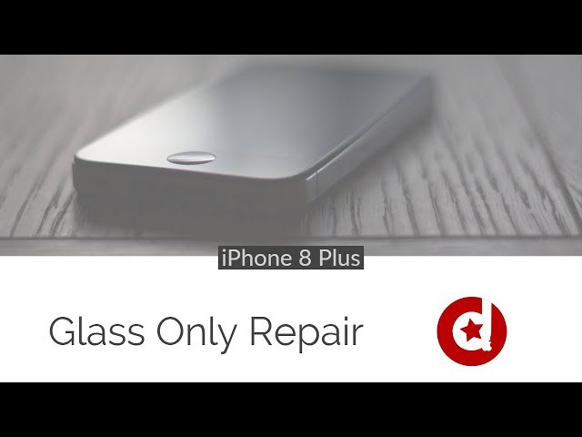 iPhone 8 plus glass only repair - full process, nothing missed out