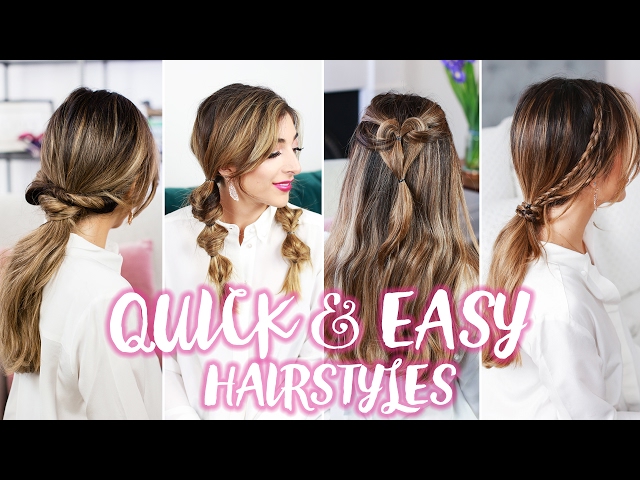 How To: Quick + Easy Hairstyles! | Amelia Liana