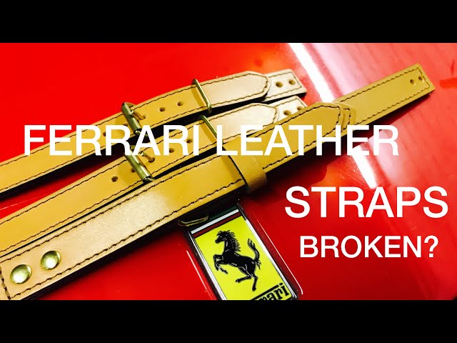 FERRARI 360 broken leather straps?