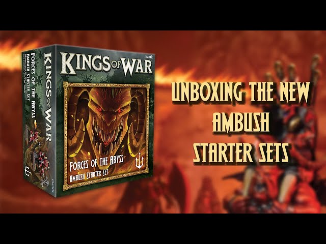 Unboxing The New Ambush Sets - Forces Of The Abyss