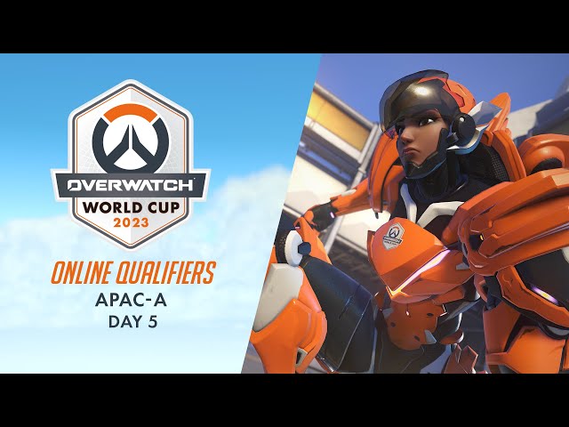 Overwatch World Cup Online Qualifiers APAC-A | Day 5