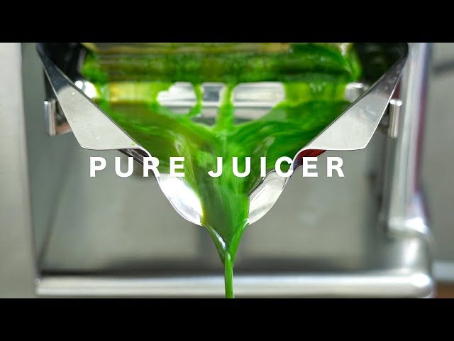 PURE JUICER // HYDRAULIC COLD PRESS JUICER