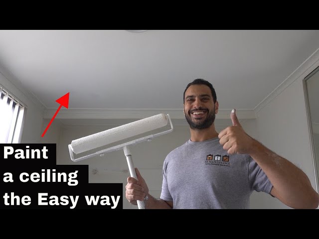How to paint a ceiling DIY like a pro