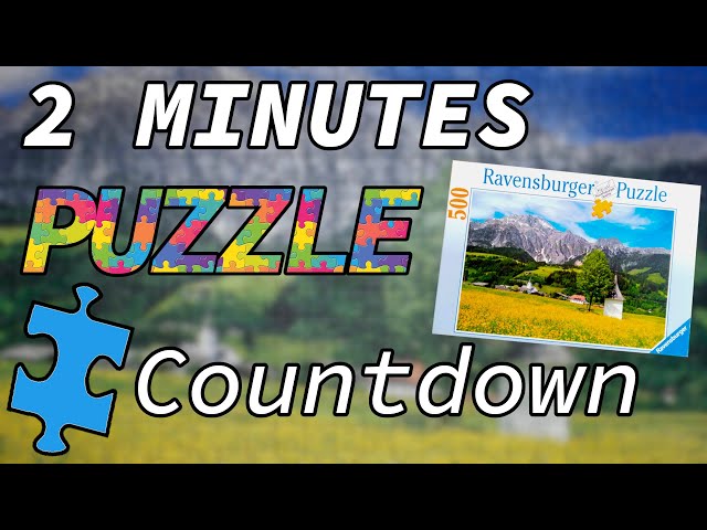 Race Against Time with 500 Piece Puzzle | Pinzgau, Austria