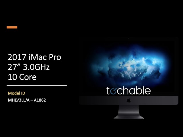 2017 Apple iMac Pro 27-Inch 3.0GHz MHLV3LL/A A1862