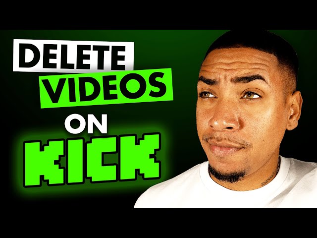 How to Delete Your Kick Stream (Super Easy)