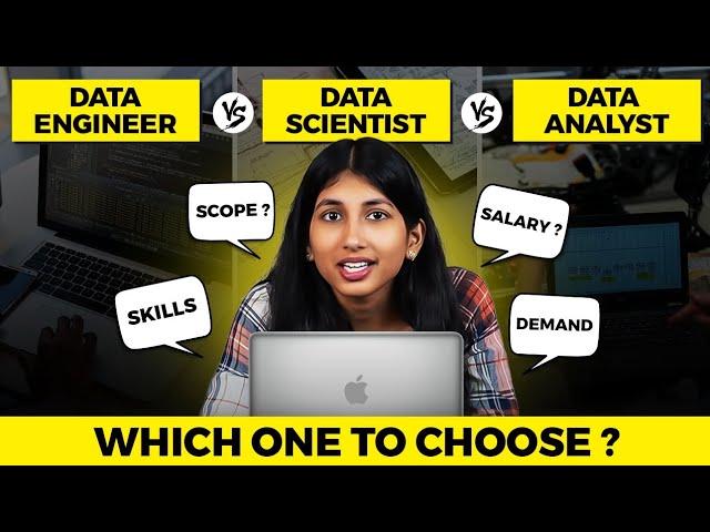 Data Analyst vs Data Scientist vs Data Engineer | Differences, Skills, Salary & Responsibilities 💸