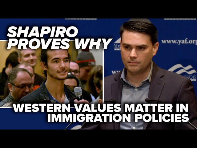 100/10: Shapiro PROVES why Western values matter in immigration policies