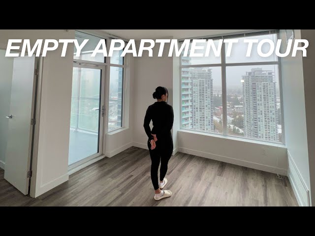 EMPTY APARTMENT TOUR IN MY NEW HOME ☁️ moving vlog 2024 | Kisha Alejandra