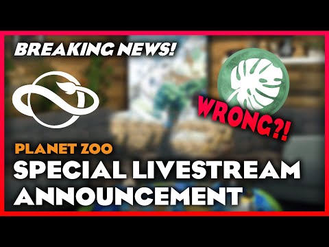 Special Livestream - DLC Announcement Oncoming! | Planet Zoo News