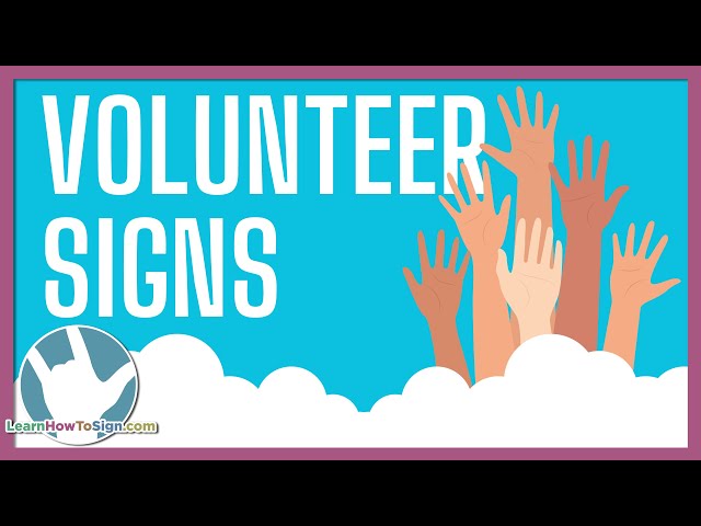 ASL Signs for Community Helpers | Volunteer Signs | Public Services Pt 3