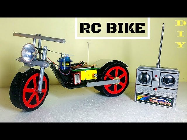 How To Make RC Motorcycle  at Home Version 2 Easy and Fast  || DIY || RC bike