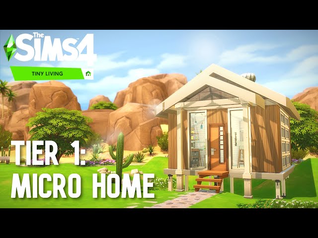 TIER 1 MICRO HOME: Love It or List It Renovation ~ Sims 4 Speed Build (Base Game + Tiny Living)
