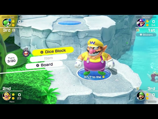 Mario Party Superstars - Yoshi's Tropical Island (Action Minigames) (20 Turns)