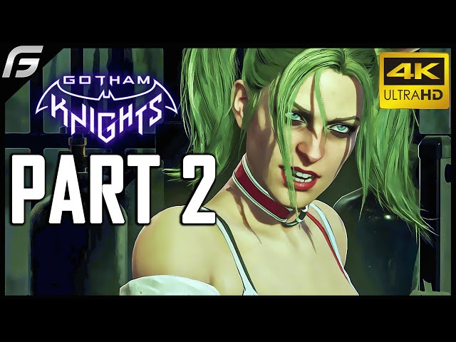 Gotham Knights Gameplay Walkthrough Part 2 HARLEY QUINN PRISON BREAK (FULL GAME) 4k 60fps