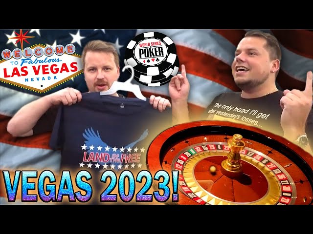 The VEGAS Vlog 2023 (Roulette, Walmart, WSOP and MORE) [PART 1/2]