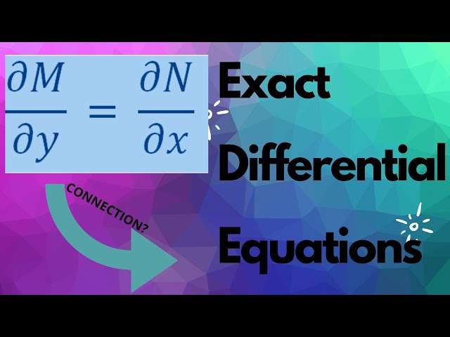 Session 7: Exact Differential Equations along with examples.(See pinned comment)