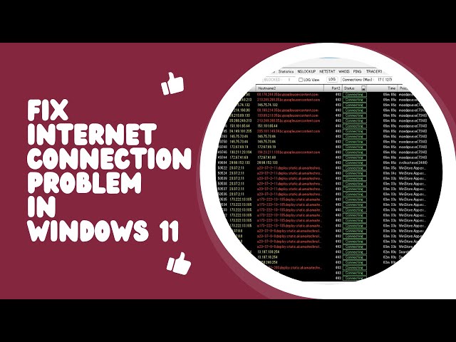 Fix Internet Connection Problem in Windows 11