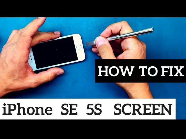 How To Fix iPhone SE 5S Glass LCD Digitizer Panel Touch Screen