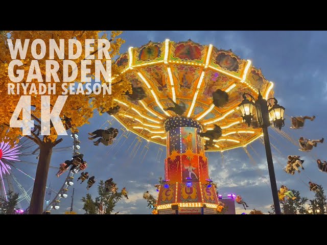 Riyadh Season 🇸🇦 Wonder Garden: 4K WALKING TOUR ASMR