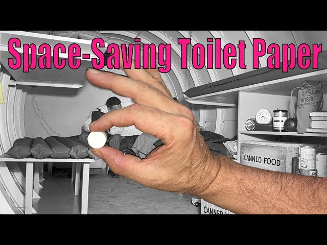 Incredible Miniature Toilet Paper Tablets For Backpackers And Preppers