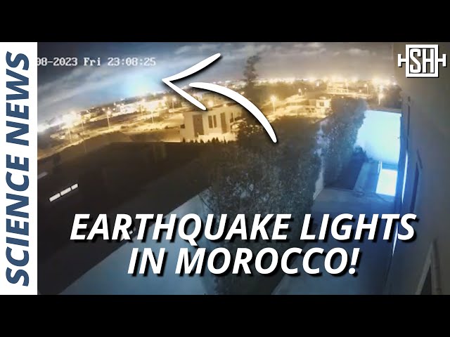 Earthquake Lights in Morocco -- What could they be?