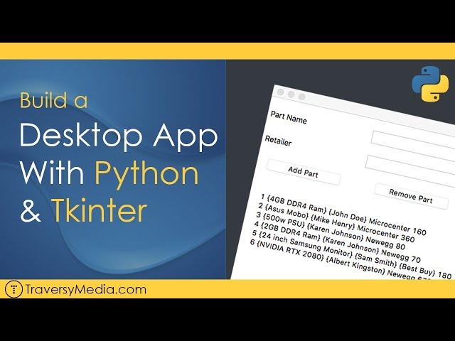 Desktop GUI App With Python & Tkinter