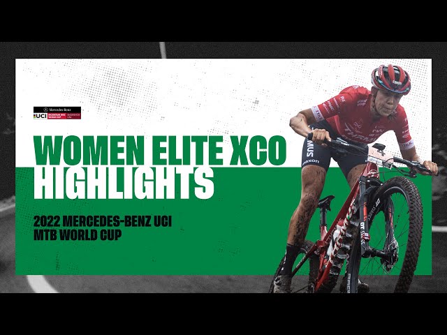 Round 9 - Women Elite XCO Snowshoe Highlights | 2022 Mercedes-Benz UCI MTB World Cup