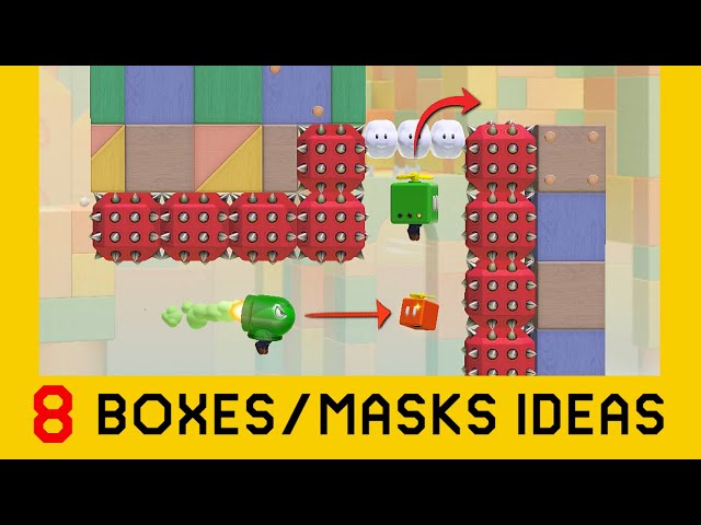 8 Ideas with Masks and Boxes (Part 1) - Super Mario Maker 2