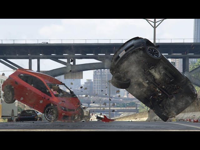 GTA 5 BRUTAL CAR CRASHES COMPILATION!!! #3