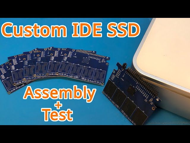 Custom 2.5-inch IDE SSD Assembly and Testing